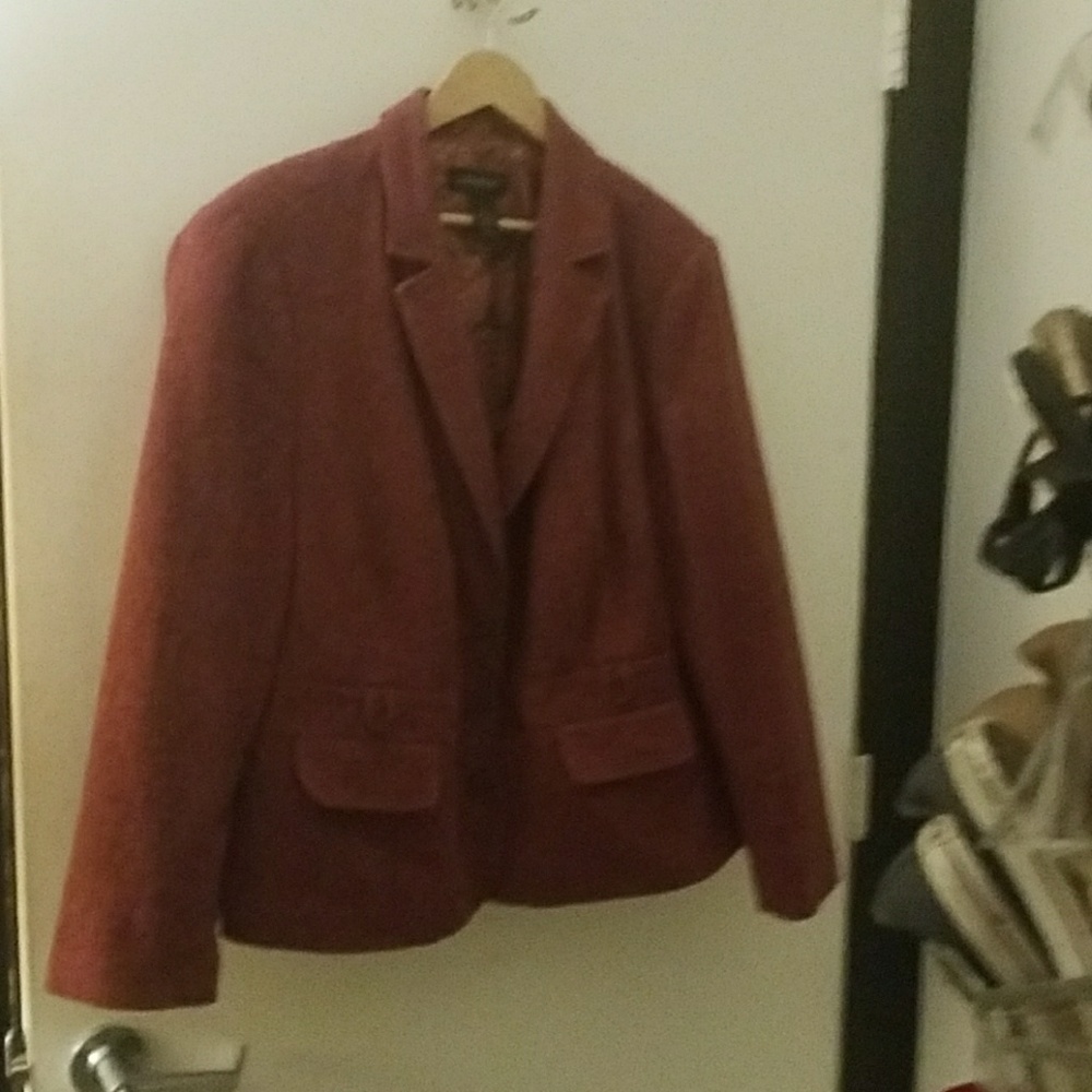 Plum Lane Bryant wool blazer 20